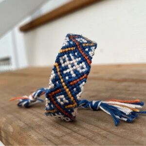 Handmade woven friendship bracelet